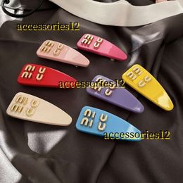 Hair Clips Barrettes New Fashion Candy Colour Hair Clip Classic Design Duckbill Clip Designer Women Love Hair Jewellery Cute Gifts Romantic Gifts Pink Hair Barrettes