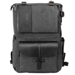 accessories Eirmai Grey Canvas Large Capacity Camera Video Shoulders Backpack Waterproof W Rain Cover Fit 15inch Laptop for Dslr Photo Drone