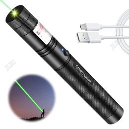 Pointers Green Laser Sight Tactical Red Dot Laser Pointer 10000m Laser Torch Visible Focus Focusable Burn Match for Hunting