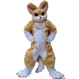 Professional Fursuit Husky Dog Mascot Costume Cartoon Character Outfits Halloween Christmas Fancy Party Dress Adult Size Birthday Outdoor Outfit Suit