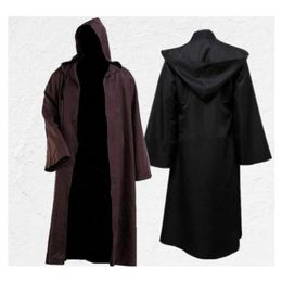 Halloween Robe Cosplay Designer Fashion Jedi Knights Cloak Darth Vader Cloak COS Costume for Men Fashion Whole307s