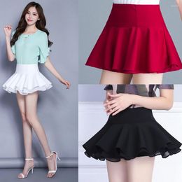 Skirts Tutu School Short Skirt Pants Suitable For The Whole Year Mini Saia High Waist Faldas Mujer White Korean Fashion Clothing