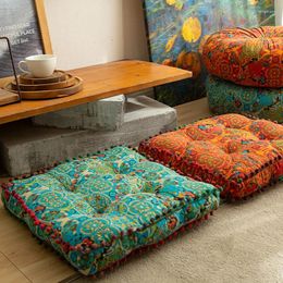 Pillow Square Moroccan Seat Bohemian Soft Creative Chair Pad Japanese Tatami Back Sofa Pillows Boho Home Decor