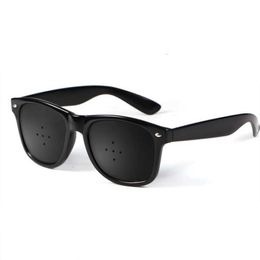 Small hole three five glasses micro pinhole relieve fatigue protect vision small sunglasses