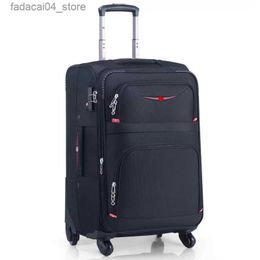 Suitcases New students Waterproof Oxford Rolling Luggage Bag brand carry on vs Trolley Suitcase Women Men Travel Bags Suitcase With Wheels Q240115