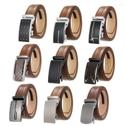 Belts Plyesxale Formal Belt For Men Mens Leather With Automatic Ratchet Buckle Male Strap Waist Cienture Homme B710