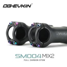 OGEVKIN SM004 T1000 Carbon MTB Bicycle Stem 617 Degree 318MM Road Bike Positive and Negative Cycling 240113