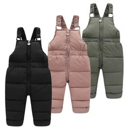 Ragazzi Ragazze Piumini Tute Abbigliamento per bambini Tuta esterna Inverno Bambini Addensare Caldo Costume antivento 240115