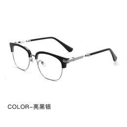 2024 Luxury Designer Ch Sunglasses for Women Chromes Glasses Frames Mens Large Fashion Thick Eyebrow Matched Myopia Heart Eyeglass Frame Eyewear Bje5