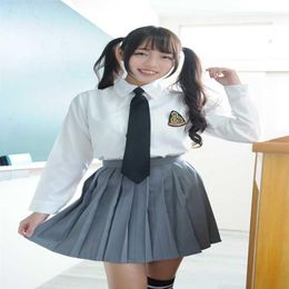 Ortaokul doğum günü okulu rüzgar jk üniforma takım elbise ile yeni seksi iç çamaşırı cosplay küçük yaş