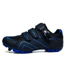 Footwear Men Professional Mountain Bike Cycling Shoes Outdoor Bicycle Shoes Zapatos De Bicicleta Mtb Matt Vamp and Glossy Vamp Available