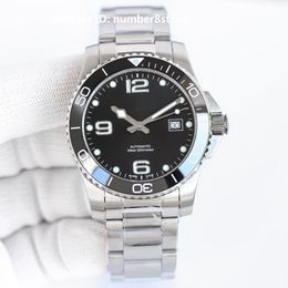 Luxury L37813967 Sport Collection Mens Watch Automatic Movment Stainless Steel Black Ceramic Bezel Sapphire Crystal Classic Wristwatch 10 Colours