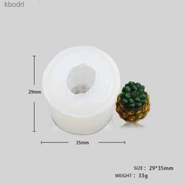 Craft Tools Baking Accessories and Tools Cake Shaped Silicone Candle Moulds 3D Pineapple Fruit Mould DIY Chocolate Baking Cake Moulds Handmade YQ240115