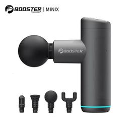 Booster Mini X Massage Gun Percussion Back and Neck Massager Electric Vibrators Portable Fitness Body Machine 240115