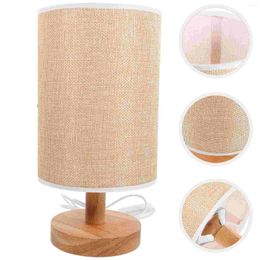 Night Lights Desk Lamp Bedroom Light Bedside Lamps Set Up Decorative Fabric Stand