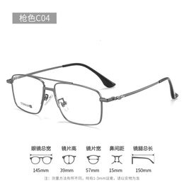 2024 Luxury Designer CH Sunglasses for Women Chromes Glasses Frames Mens Large Pure Titanium Myopia Heart Eyeglass Frame Ladies Unisex High Quality Eyewear O8O7