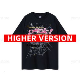 Summer Spider Tshirt Tees Fashion Mens Womens Designers Sp5der T Shirts Long Sleeve Tops Cotton Tshirts Clothing Polos Short Sleeve High Quality Spider Clothes 3109