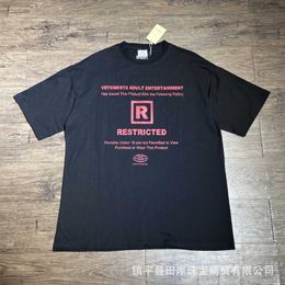 Men's Tshirts Designer Vetements Only T-Shirt Men Women 1 1 Top Quality Letter Printed Top Tees VTM Short Sleeve T Shirt Y2k 571