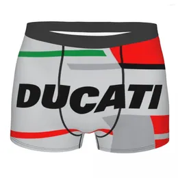 Underpants Ducatis Motorcycle Boxer Shorts For Homme 3D Print Underwear Panties Briefs Soft