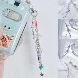 Keychains Summer Y2K Charm Keychain/Phone Handmade Sea Theme Inspired Jellyfish Accessory Fish Aesthetic Unique Keyring