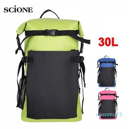 Bags 30L Waterproof Dry Bag Backpack Storage Pack Sack Swimming Rafting Kayaking River Trekking Floating Sailing Canoe Boat Bag