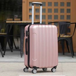 Suitcases New Fashion Rolling Luggage Lightweight PC Travel Suitcases with Wheels Password High Capacity Trolley 20''22''24''26'' Inch Q240115