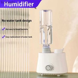 Humidifiers Mineral Water Bottle Air Humidifier Portable Desktop Aroma Diffuser Cool Mist For Bedroom Home Car Plants Purifier HumificadorL240115