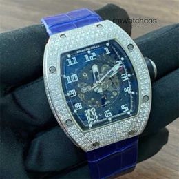 Mechanical Watch Chronograph Richardmill Luxury Wristwatches Mens watches Richardmill Mens Series Rose Gold Platinum Full Hollow Automatic Mechanical Mens Watc