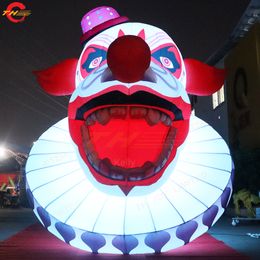 Outdoor Activities Halloween Decoration Advertising Inflatable Clowns Circus Props Bloody Inflatable Clown Head