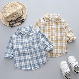 DIIMUU Spring Autumn Kids Baby Boys Cotton Clothes Shirt Toddler Girls Tee Clothing Children Wears Infant Blouse 1 2 3 4 5 Years 240113