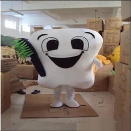 2019 Factory new tooth mascot costume party costumes fancy dental care character mascot dress amusement park outfit253f