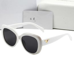 CE Fashion Luxury designer sunglasses for women's men glasses same Sunglasses Triomphe beach street photo small sunnies metal full frame with gift box