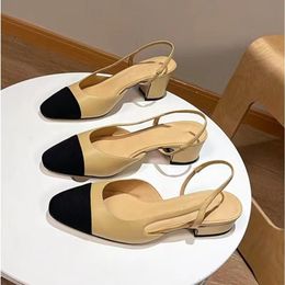 designer shoes Brand Black Ballet Flats Shoes Women Quilted Genuine Leather Slip on Ballerina Round Toe Ladies Dress Shoe