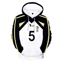 Anime Haikyuu Akaashi Keiji Bokuto Koutarou Cosplay Costume 3D Print Fukurodani Academy Funny Hoodie Men Women Casual Sweatshirt185J