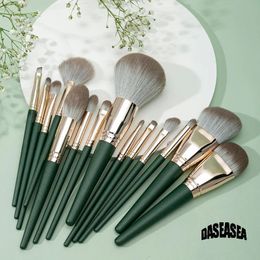 14Pcs Makeup Brush Set Powder Professional Foundation Blusher Blending Eye Shadow Powder Beauty Soft Bristles Makeup Brushes Set 240115