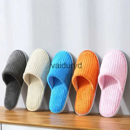 home shoes 5 Pairs Winter Slippers Men Women Hotel Disposable Slides Home Travel Sandals Hospitality Footwear One Size on Salevaiduryd