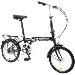 Bikes 16-inch folding bicycle Ultra-light Portable Bicycle Whit Double V brake For Adult students