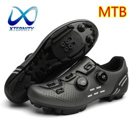 Footwear Cycling Shoes Mtb Men Speed Road Bike Shoes Mountain Cleats Selflocking Cycling Sneakers Flat Dirt Racing Speed Sneaker