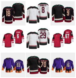 Custom Hockey jersey men women young Arizona''Coyotes''Travis Boyd Lawson Crouse Jack Mcbain Matt Dumba Alex Ander Kerfoot Travis Dermott J.J. Moser Liam