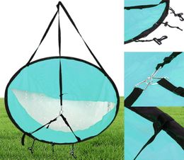42 Inch Folding Kayak Wind Paddle Sailing Popup Paddle Board Sail Rowing Downwind Boat with Clear Window Drop 108108CM1220056