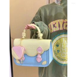Evening Bags Fanchila Lolita Women's Bag Japanese College JK Style Vintage Crossbody Small Square Handbag Bolso Mujer