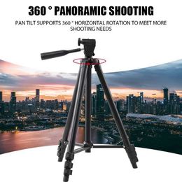 Tripods 3120 Tripod for Phone 102cm Universal Phone Video Tripod Stand with Bluetooth Selfie Remote Video Recording Photography StandL240115