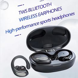 Earphones Orignial R300 ANC TWS Earphones Ear Hook Wireless Bluetooth Headset HiFi Stereo Headphones Sports Waterproof Headset For Phones