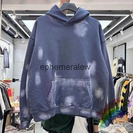 Men's Hoodies Sweatshirts Retro Nice Washed Hoodie For Men Women Best Quality Graffiti Oversize Pulloverephemeralew