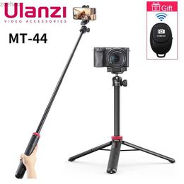Tripods Ulanzi MT-44 Extend Livestream Tripod Stand 42inch Tripod with Phone Mount Holder Vertical Shooting Phone DSlR Camera TripodsL240115