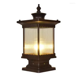 Chinese Style Pillar Lamp Villa Garden Compound Wall Door Head / Project Lighting