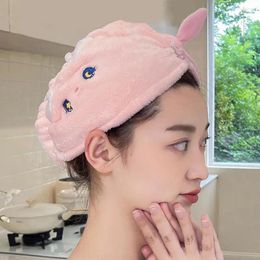 Towel Hair Styling Accessory Super Absorbent Drying Wrap With Cartoon Pattern For Bathroom Quick Dry Gentle