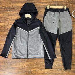 Tech Fleece Hoodies Thick Man Tech Sports Pants Tracksuits Bottoms Techfleece Sportswear Jacket Space Cotton Trousers Womens Thick Coats Joggers 164