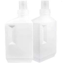 Storage Bottles Jugs Empty Lotion Container 2pcs 1000ml Refillable Shampoo Wash Shower Dispenser For Water Soaps Detergent Body Moisturizer
