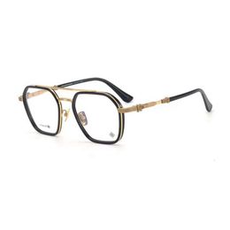 2024 Luxury Designer CH Sunglasses for Women Chromes Glasses Frames Mens New Large Pure Titanium Fashion Full Myopia Optics Heart Eyeglass Frame Eyewear E7IV